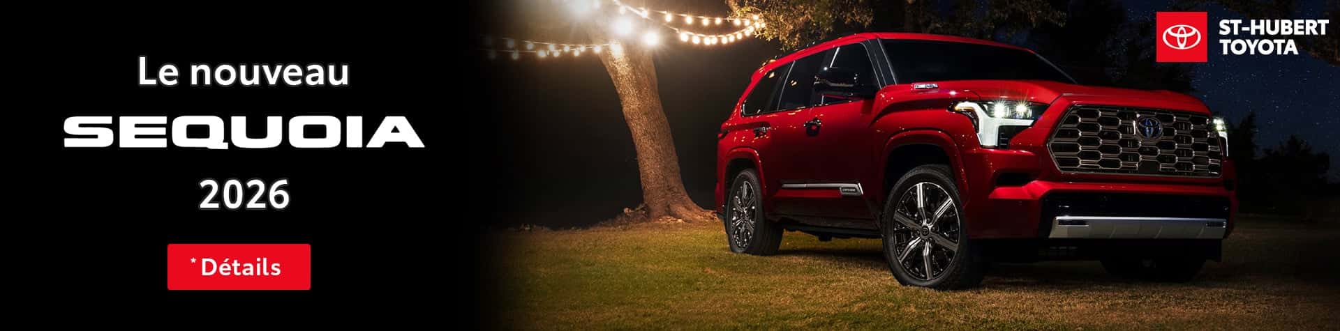 St-Hubert Toyota Sequoia Hybride 2026 Diapositive