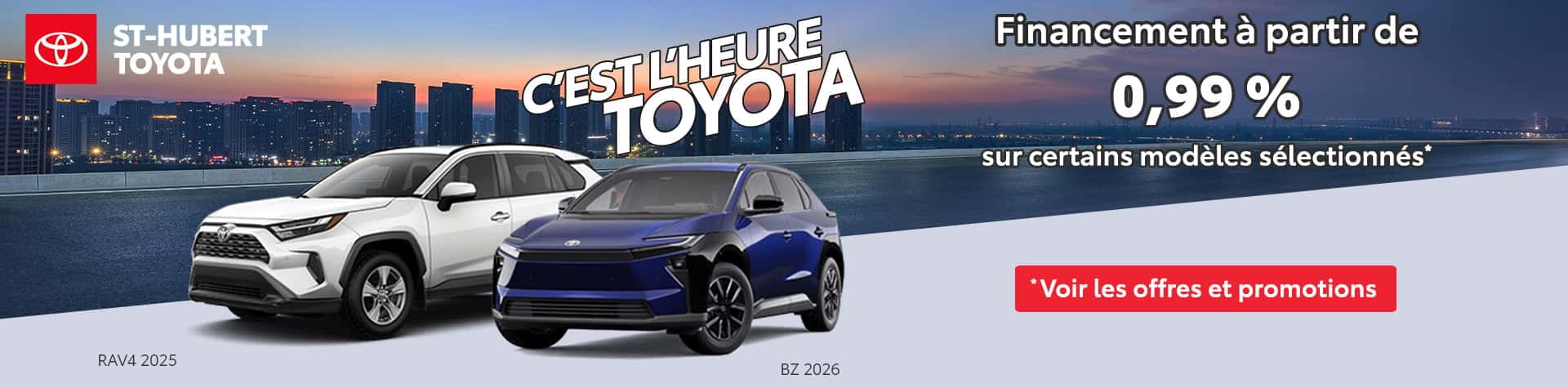 St-Hubert Toyota C'est l'Heure Toyota Février 2026 Diapositive