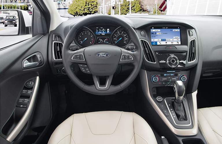 2020 Ford EcoSport interior dash and wheel view