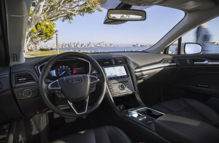 2020 Ford EcoSport interior dash and wheel view