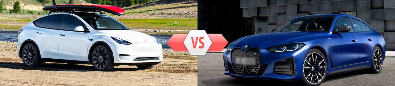 2022 bmw i4 vs Tesla Model Y | Brian Jessel BMW