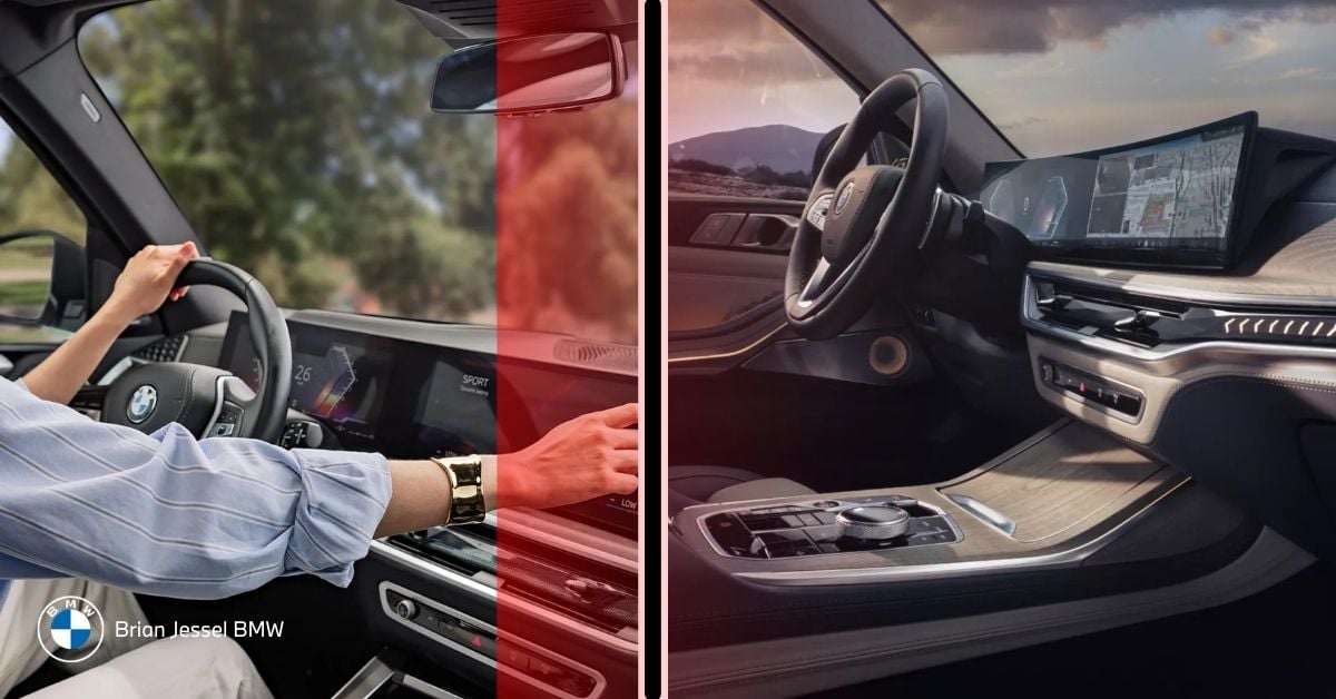 Interior design of BMW X5 and BMW X7 2026