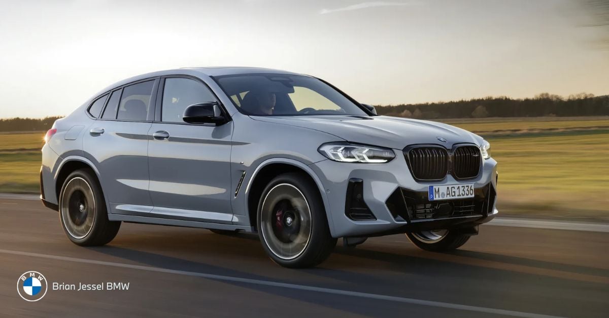 2025 BMW X4 in silver, combining sporty coupe design, all-wheel drive, and dynamic performance