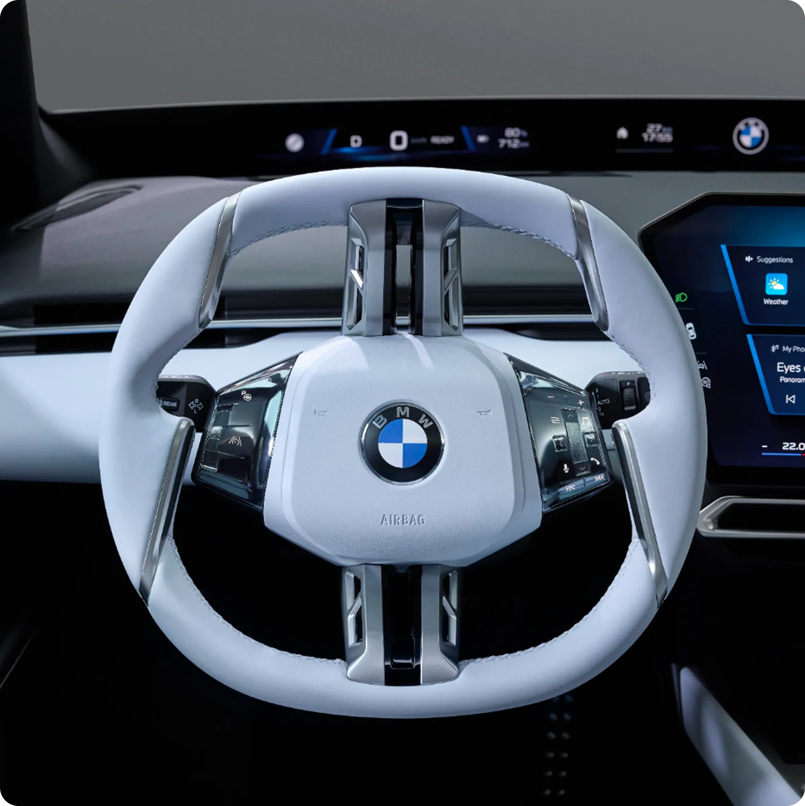 2027 BMW i3 Sedan steering wheel interior