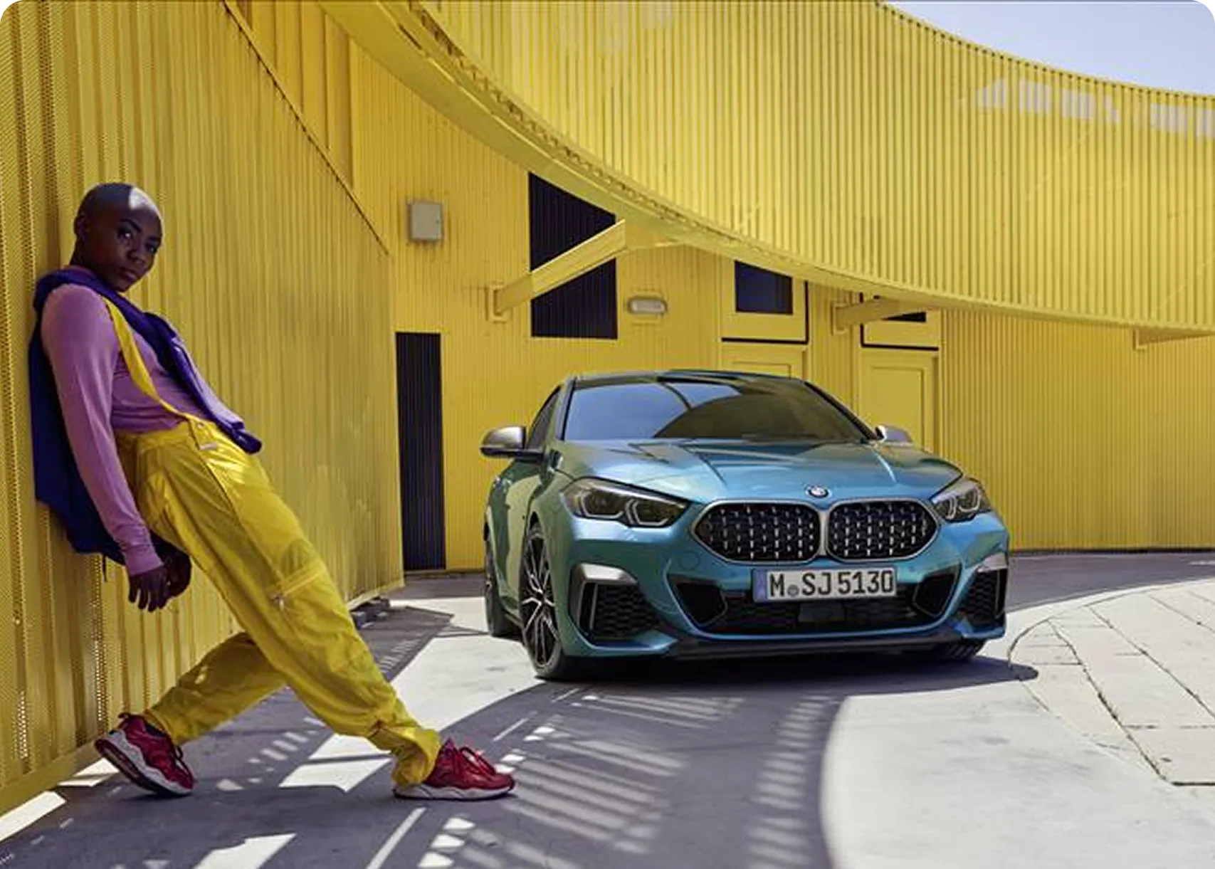 BMW 2 Series on the road