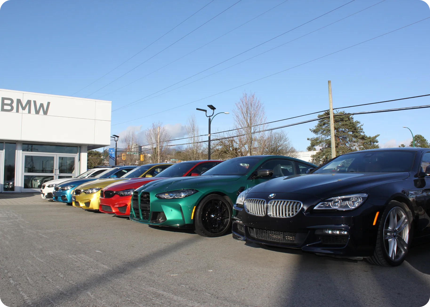 Brian Jessel BMW Pre-Owned vehicle lot