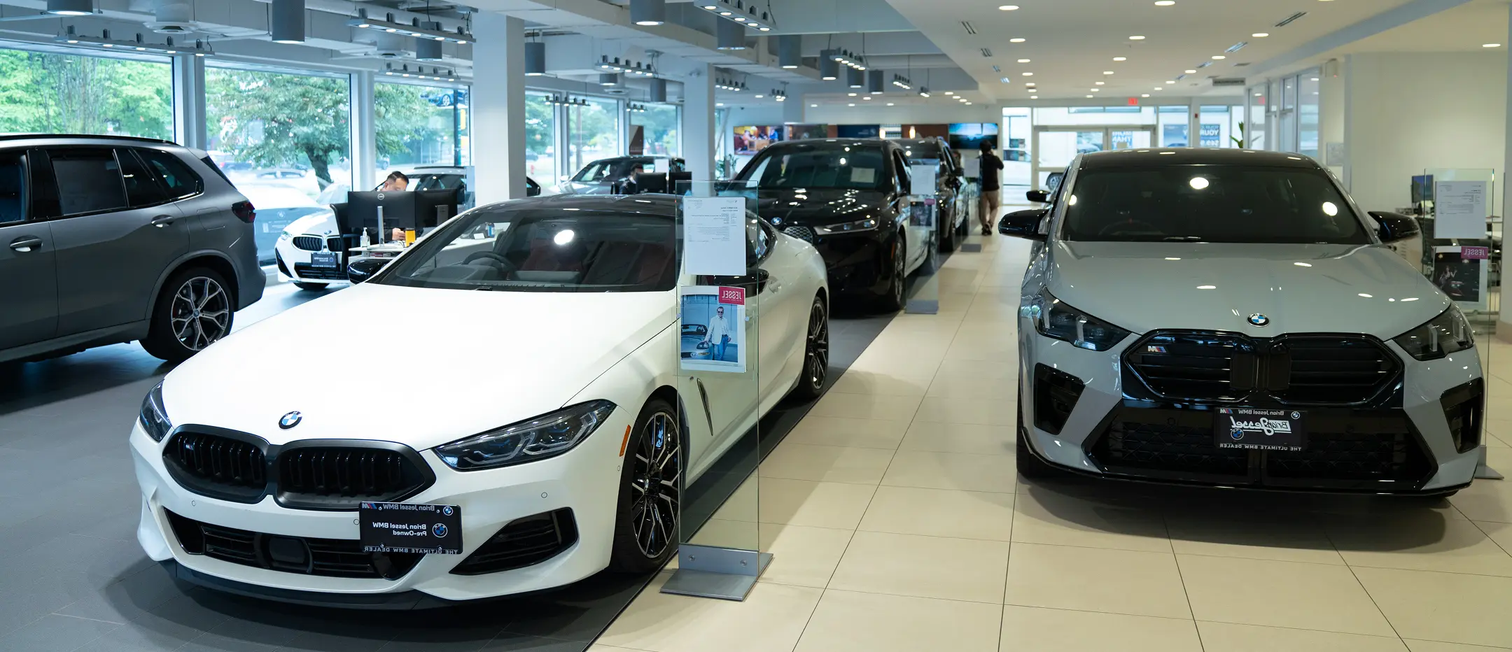 BMW 8 Series showroom at Brian Jessel BMW in Vancouver
