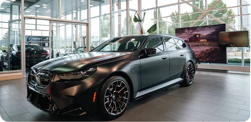 BMW aluminum and carbon fibre collision repair materials
