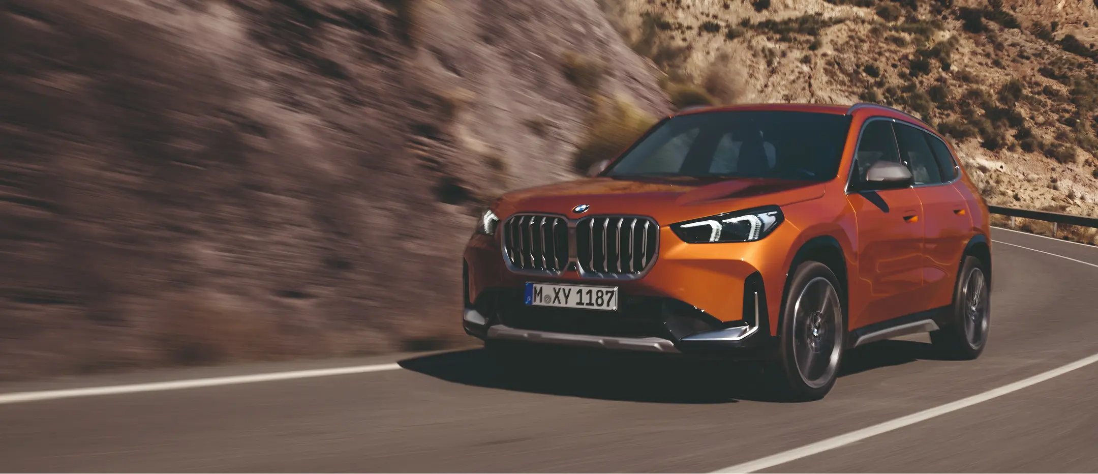 2026 BMW X1 on a mountain road