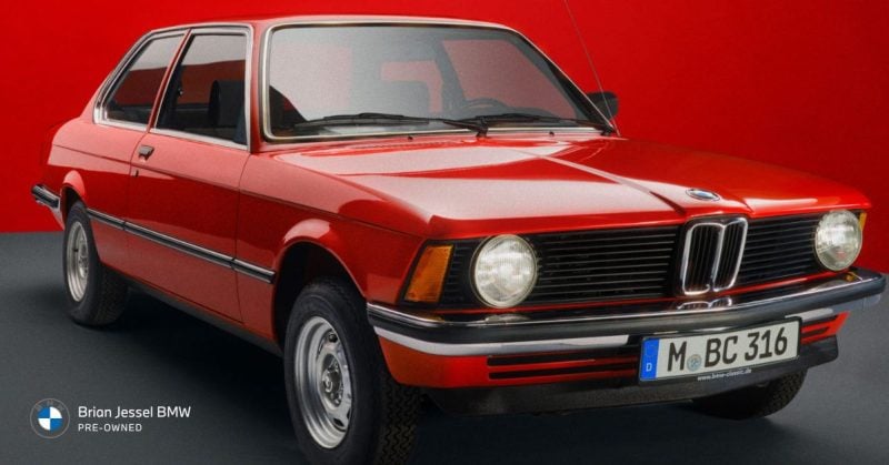 The BMW E21 (1975-1983) represents the first 3 Series, merging sporty performance with everyday practicality.