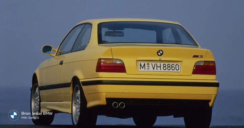 A BMW E36 M3, showcasing a sporty option for enthusiasts seeking performance and dynamic driving