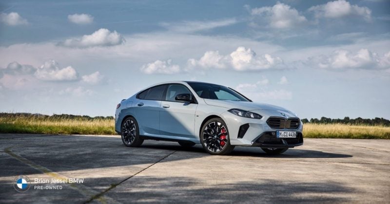 White BMW 2 Series Gran Coupe parked outdoors, showcasing compact luxury styling and beginner-friendly driving for urban daily commuting.
