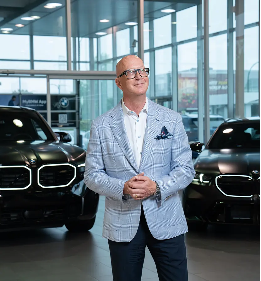 Brian Jessel BMW Pre-Owned specialist in the Vancouver showroom