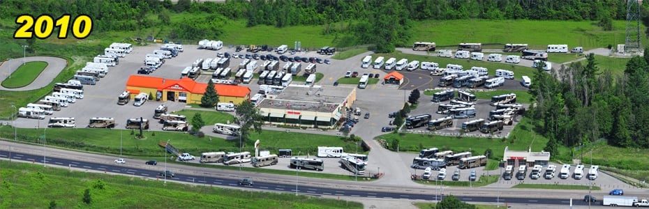 2010 aerial view of the Hitch House