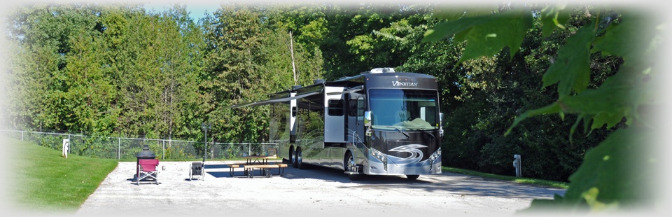 RV on a campground