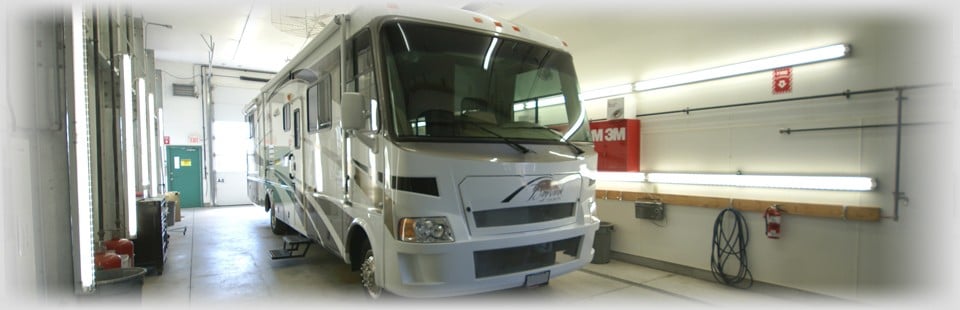  RV Bodyshop inside view