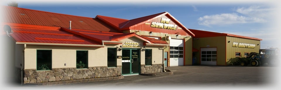  RV service shop outside