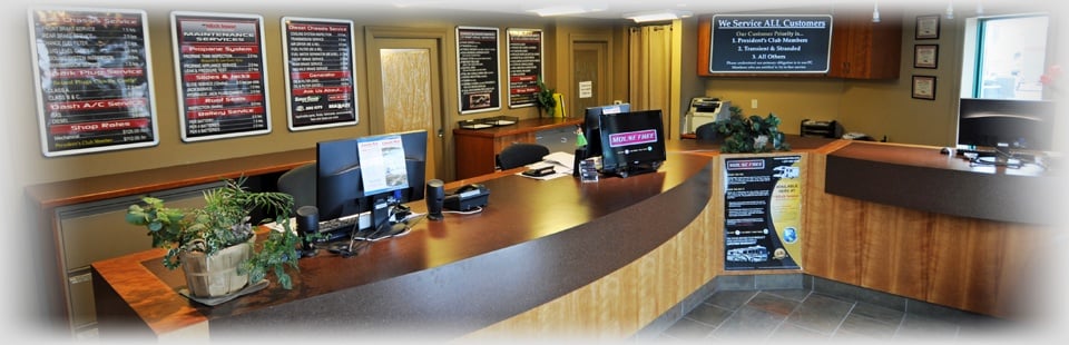  Service shop reception
