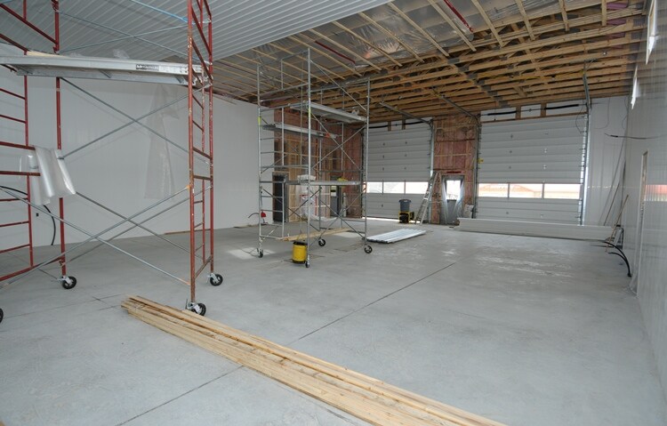 Interior walls being built 2