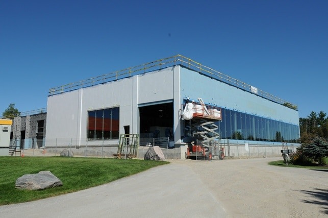 Insulation on the walls being covered up