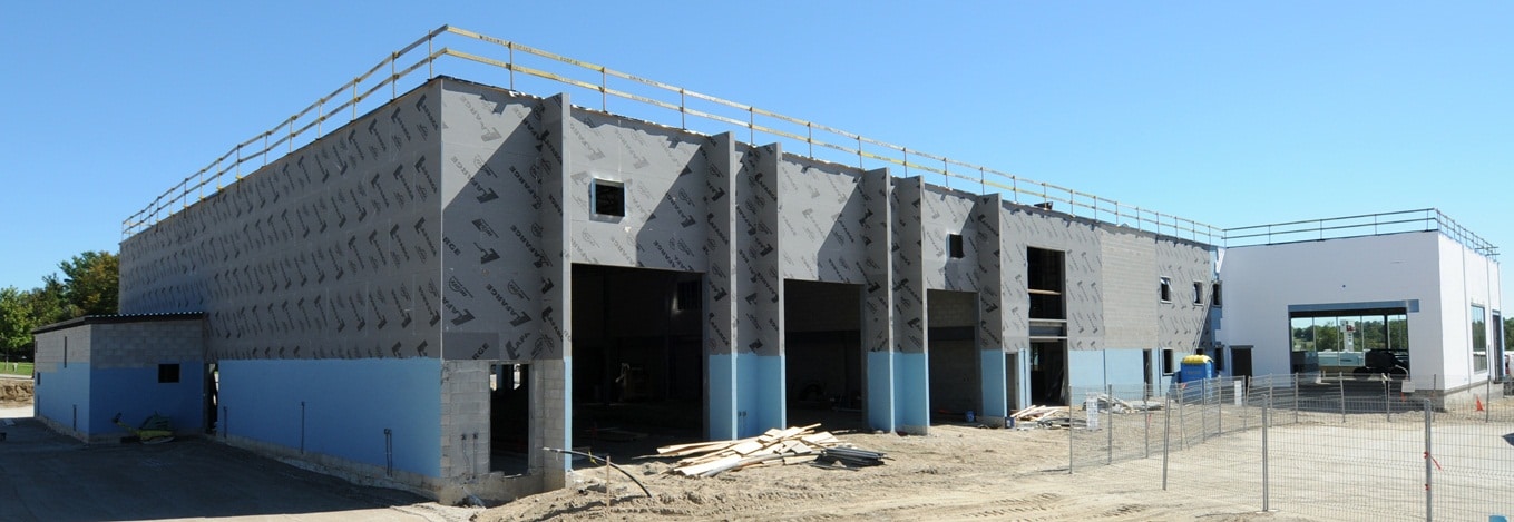  New building walls view