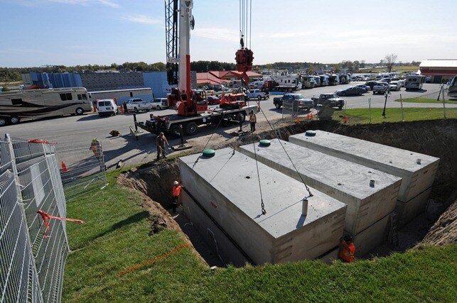 Setup of building infrastructure