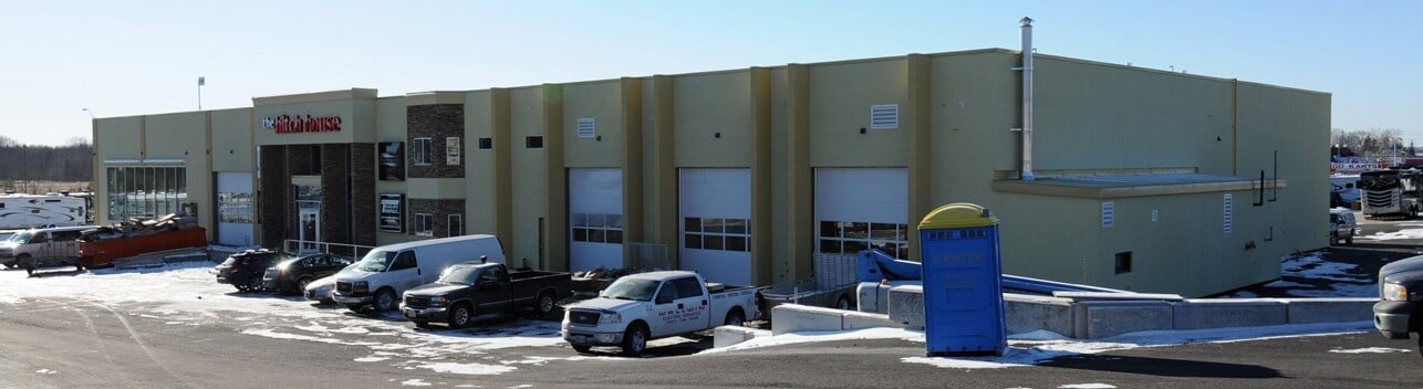 Outside view of completed building