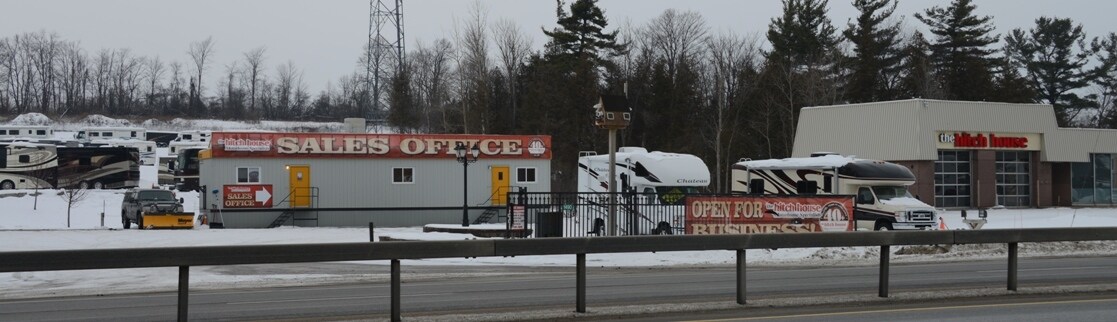 The Hitch House temporary sales office