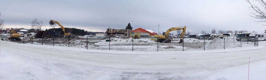 The Hitch House office construction progress