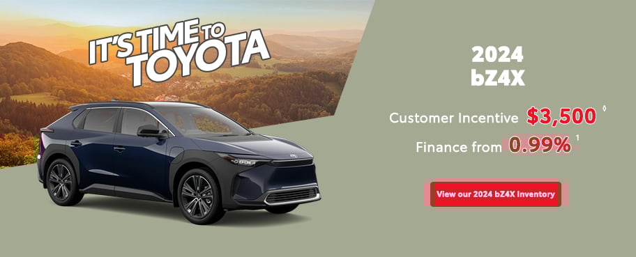 It's Time To Toyota | 2024 bZ4X | St-Hubert Toyota.