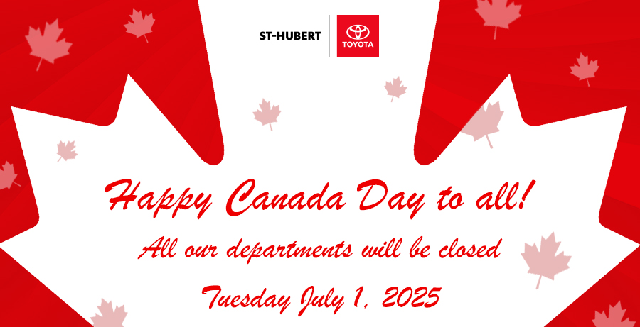 St-Hubert Toyota 2025 Canada Day St-Hubert Toyota 2025 Canada Day