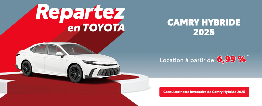 St-Hubert Toyota Repartez En Toyota Camry Hybride 2025 Juin
