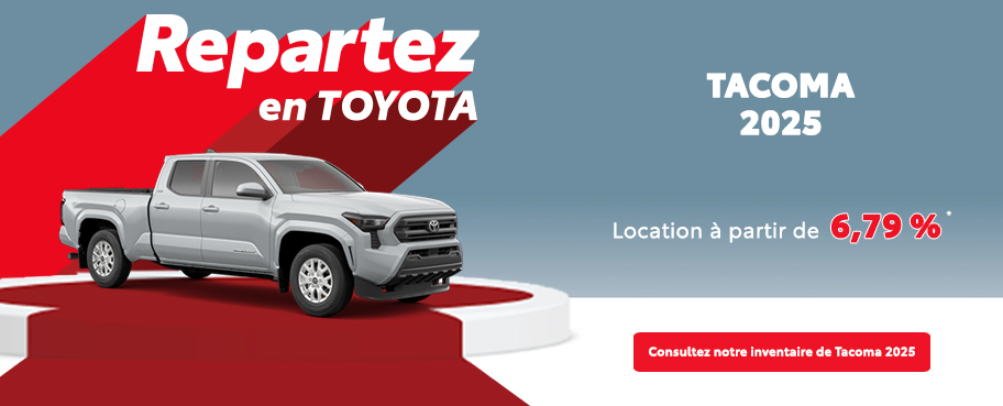 St-Hubert Toyota Repartez En Toyota Tacoma 2025 Juin