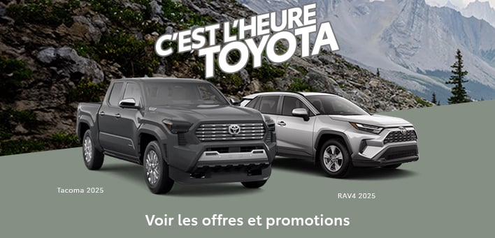 St-Hubert Toyota Promotion En Cours Véhicules Neufs Juillet 2025 