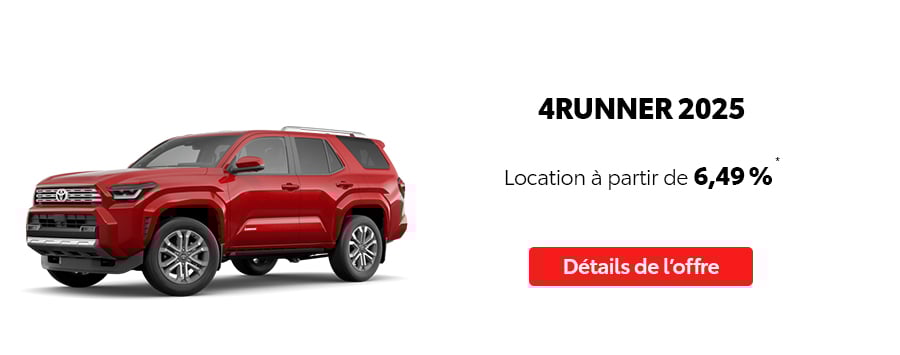 St-Hubert Toyota Événement C'est l'heure Toyota Juillet 2025 4Runner
