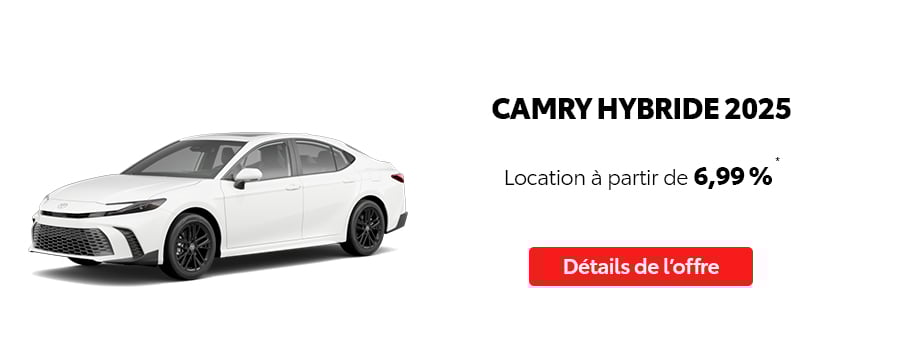 St-Hubert Toyota Événement C'est l'heure Toyota Juillet 2025 Camry Hybride 2025