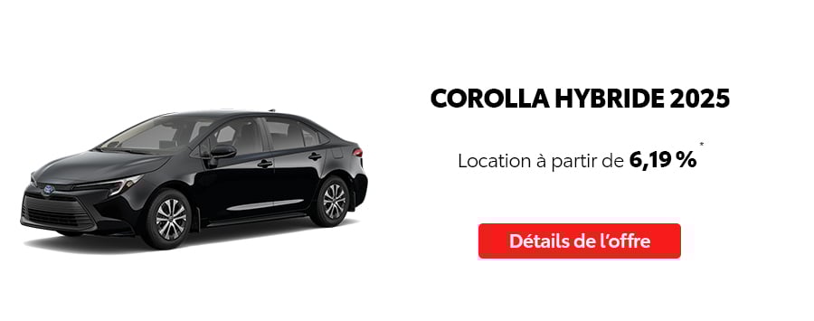 St-Hubert Toyota Événement C'est l'heure Toyota Juillet 2025 Corolla Hybride 2025