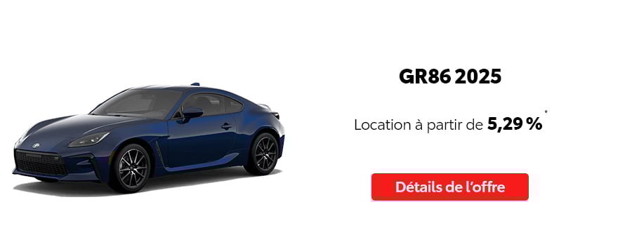 St-Hubert Toyota Événement C'est l'heure Toyota Juillet GR86 2025
