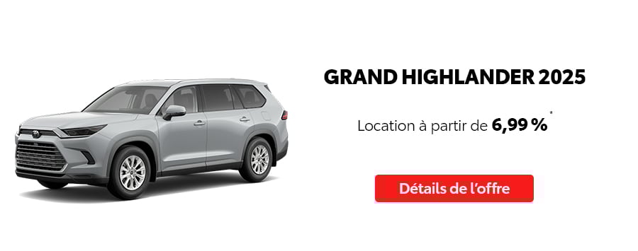 St-Hubert Toyota Événement C'est l'heure Toyota Juillet 2025 Grand Highlander