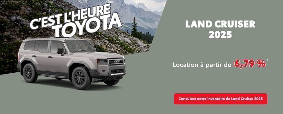 St-Hubert Toyota C'est l'heure Toyota Land Cruiser 2025 Août