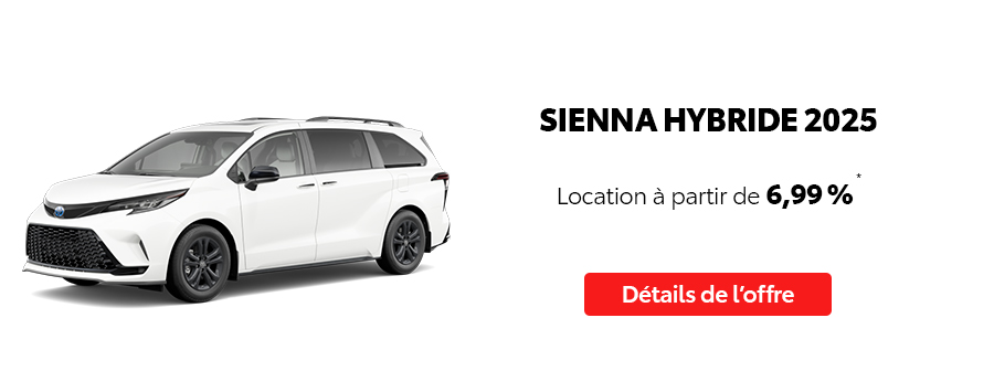 St-Hubert Toyota Événement C'est l'heure Toyota Août 2025 Sienna Hybride