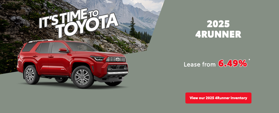 St-Hubert Toyota It's Time To Toyota 2025 4Runner August