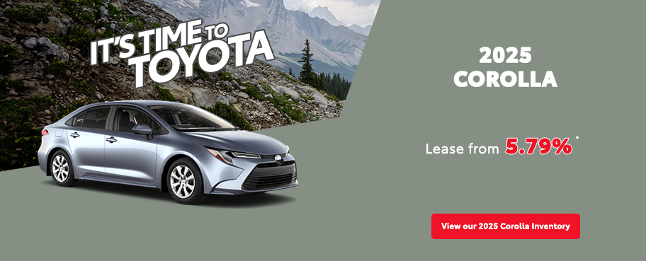 St-Hubert Toyota It's Time To Toyota 2025 Corolla August
