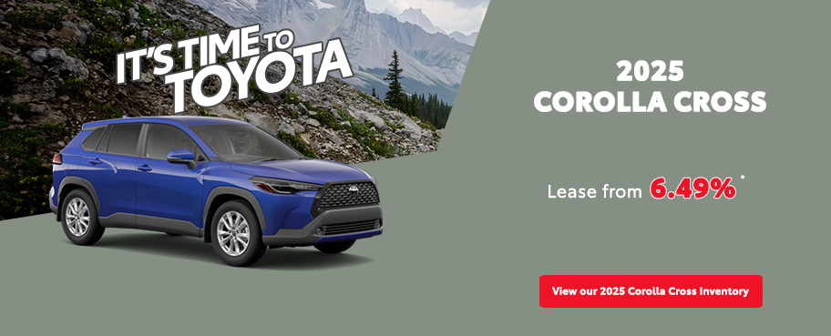 St-Hubert Toyota It's Time To Toyota 2025 Corolla Cross August