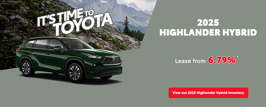 St-Hubert Toyota It's Time To Toyota 2025 Highlander Hybrid August
