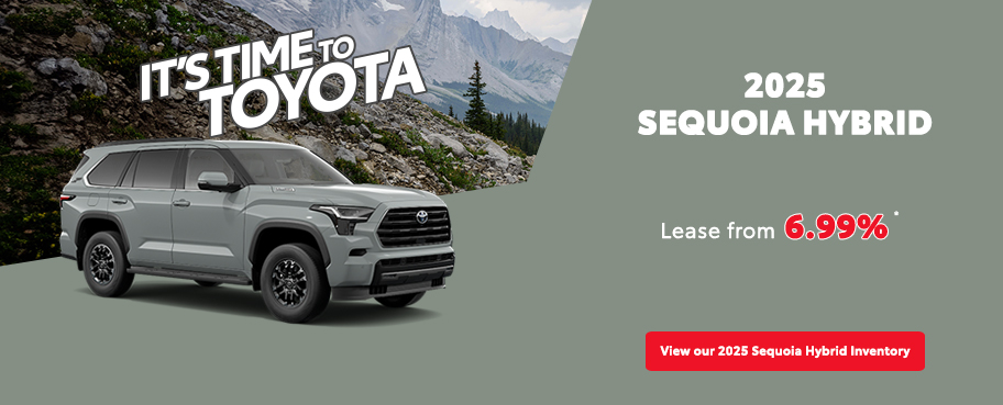 St-Hubert Toyota It's Time To Toyota 2025 Sequoia Hybrid August