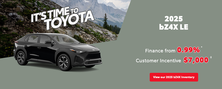 St-Hubert Toyota It's Time To Toyota 2025 bZ4X August