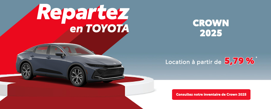 St-Hubert Toyota Repartez En Toyota Crown 2025 Septembre