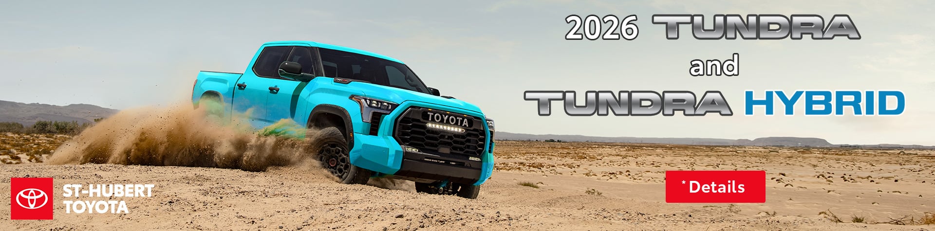 St-Hubert Toyota 2026 Tundra and Tundra Hybrid Slider