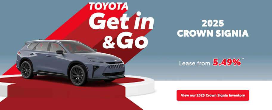 St-Hubert Toyota Get In & Go 2025 Crown Signia October